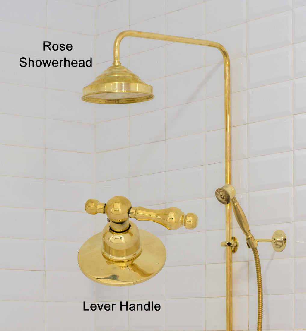 Rose + Lever Handle