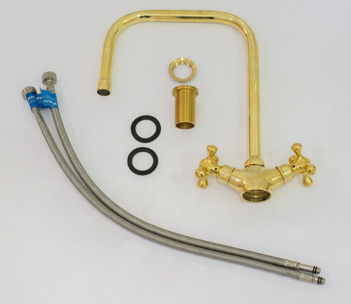Single Hole Bathroom Faucet – Antique Brass Bathroom Faucet - Insideast