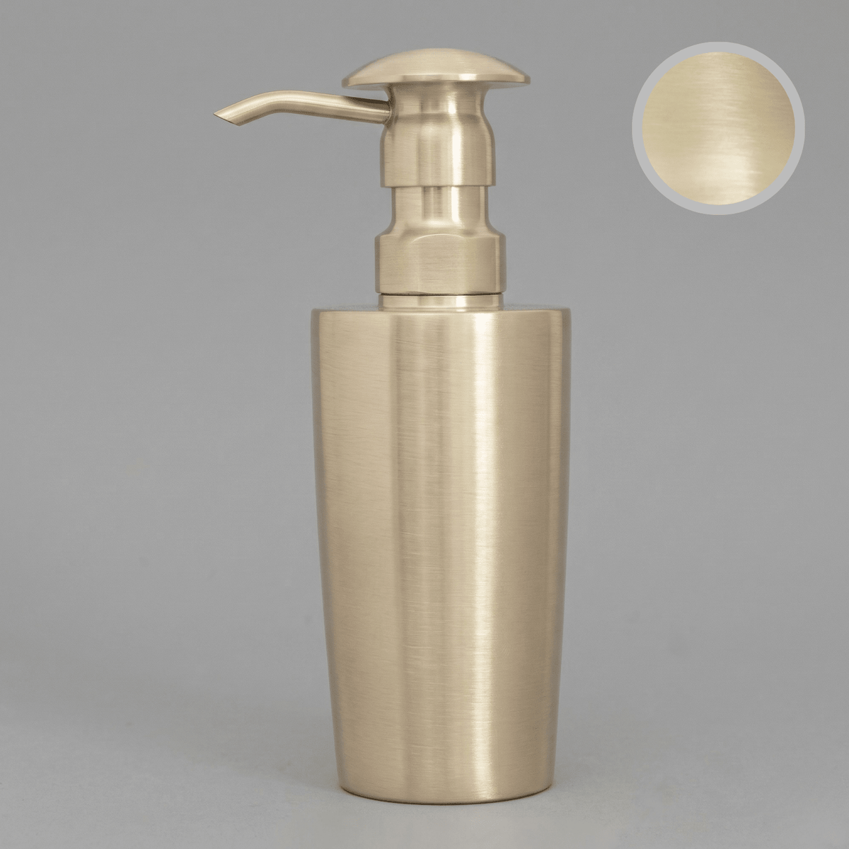 Heritage Unlacquered Brass Soap Dispenser | Signature Living Finishes - Insideast