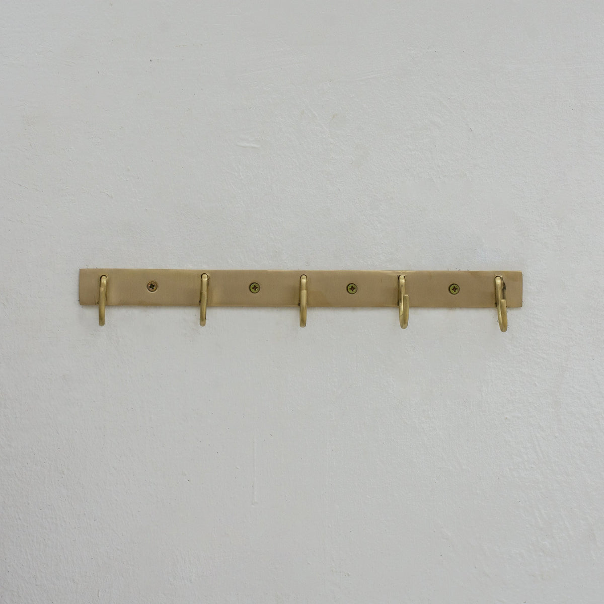 Solid Brass Coat Hooks Rack, Wall Mounted Hanger Hooks, Hallway Hooks - Insideast