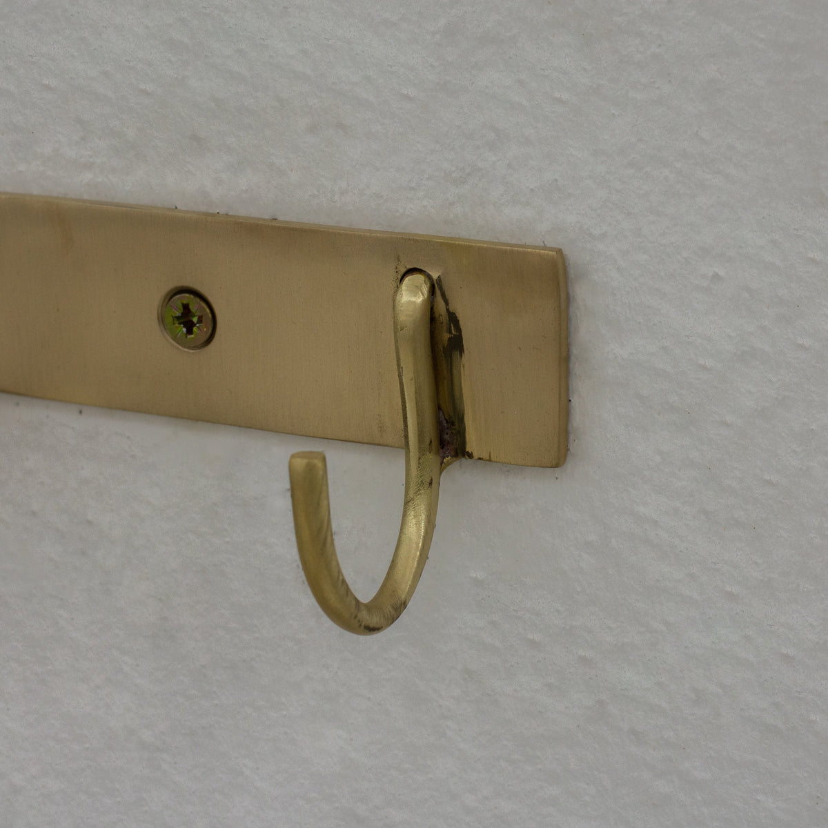 Solid Brass Coat Hooks Rack, Wall Mounted Hanger Hooks, Hallway Hooks - Insideast