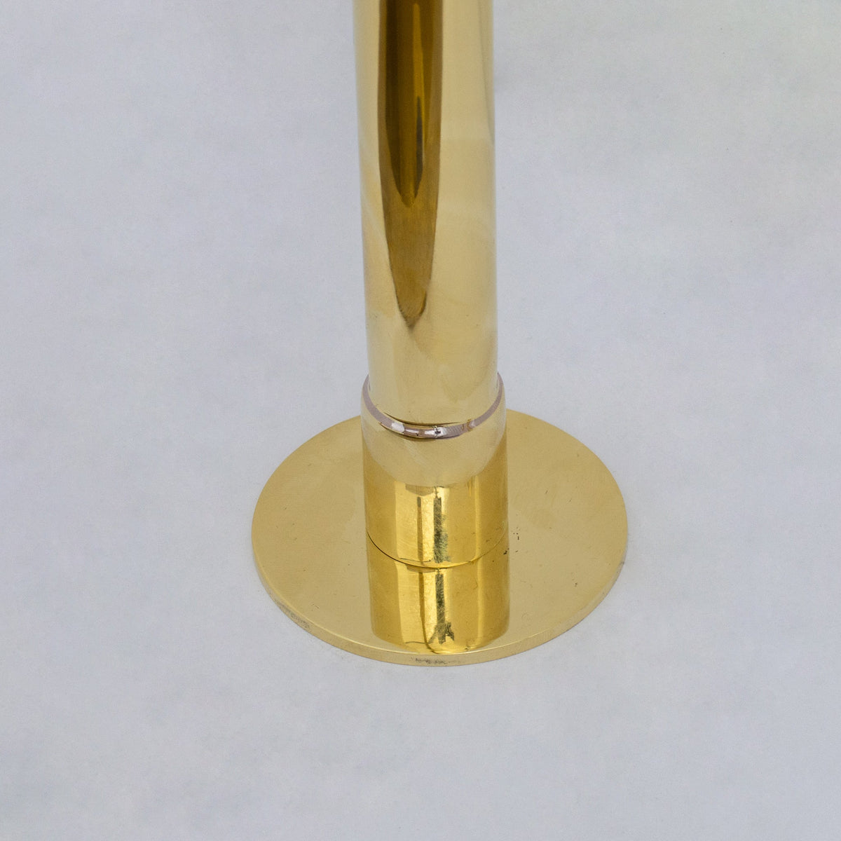 Solid Brass Deck - Mount Kitchen Bib Taps – Double Pillar Faucet Set for Hot & Cold Water - Insideast
