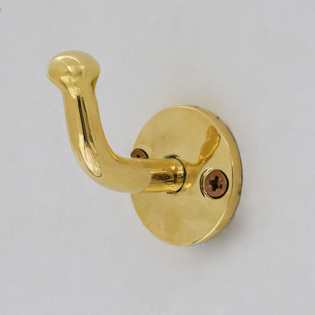 Solid Brass Single Hook, Coat Hook, Clothes Hook, Shower Hook, Towel Hanger - Insideast