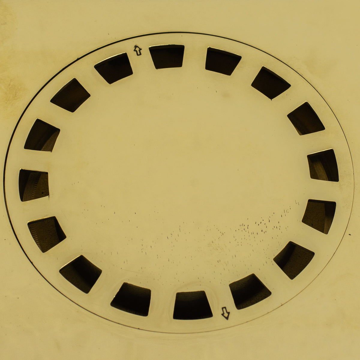 Solid Brass Square Floor Drain | Smooth Style | Unlacquered Shower Drain - Insideast