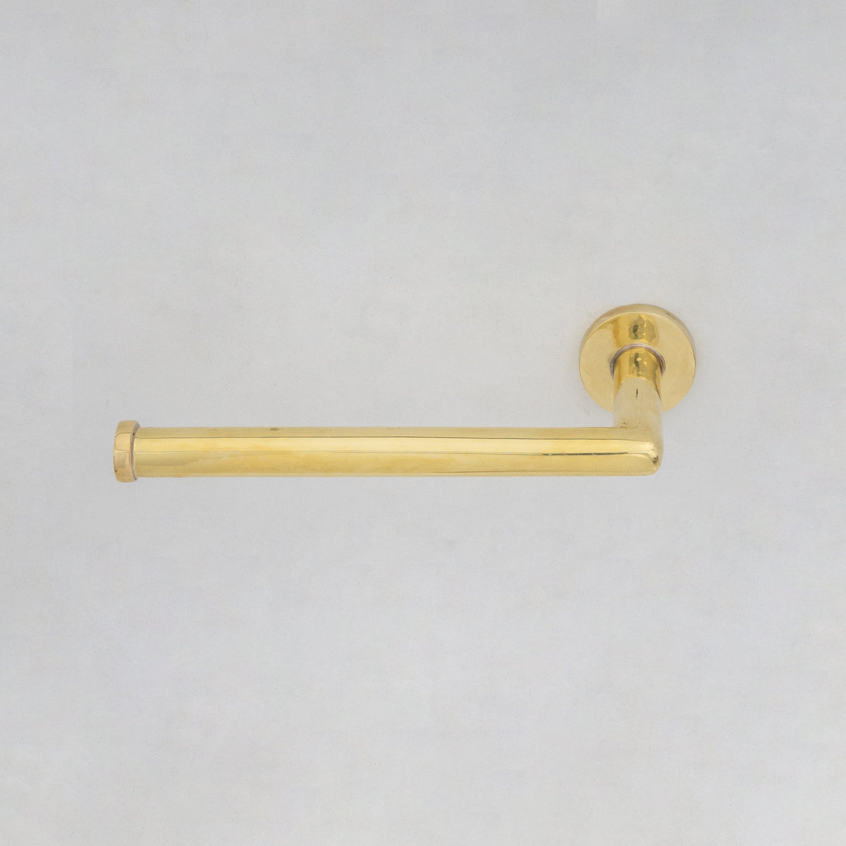 Solid Brass Toilet Paper Holder, Handcrafted Powder Room Roll Holder - Insideast