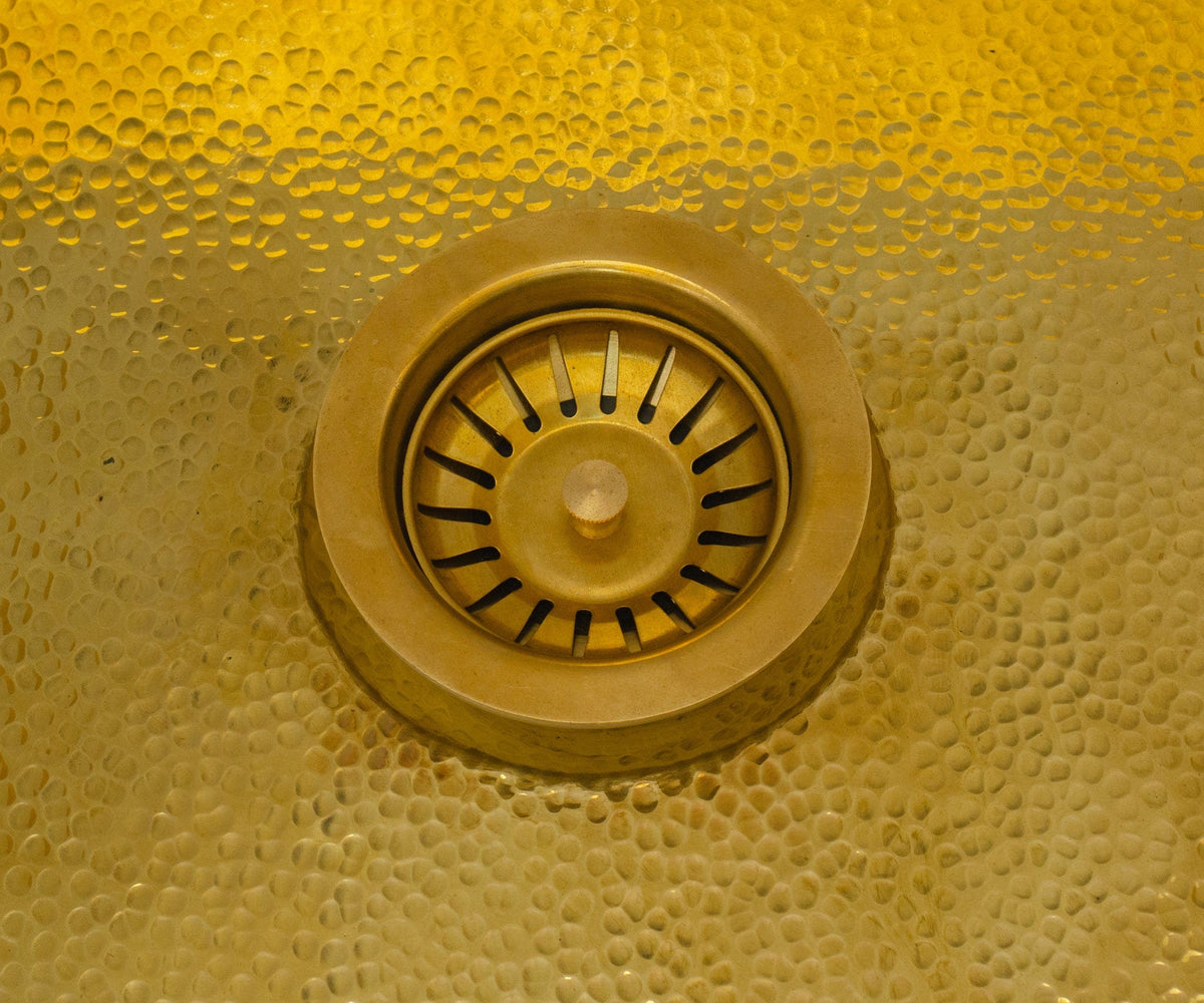 Solid Brass Undermount Hammered Sink | Kitchen Bar Sink - Insideast