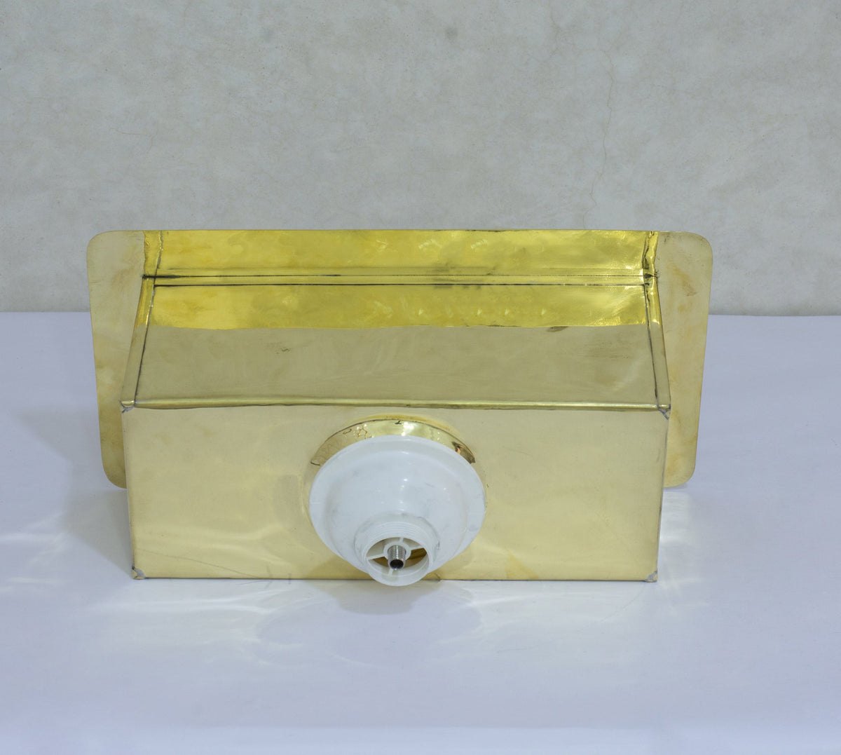 Solid Brass Undermount Sink | Compact Rectangular Small Kitchen Sink | With Strainer - Insideast