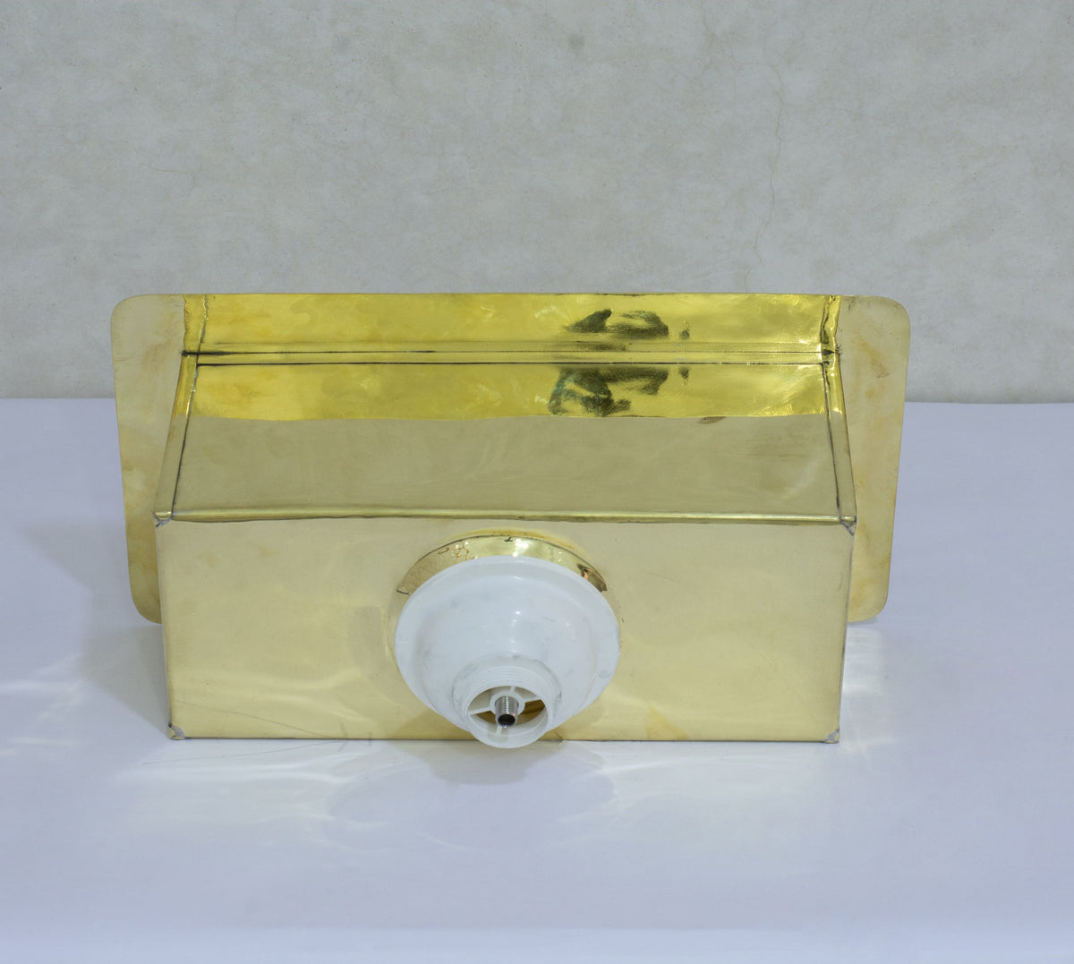 Solid Brass Undermount Sink | Compact Rectangular Small Kitchen Sink | With Strainer - Insideast