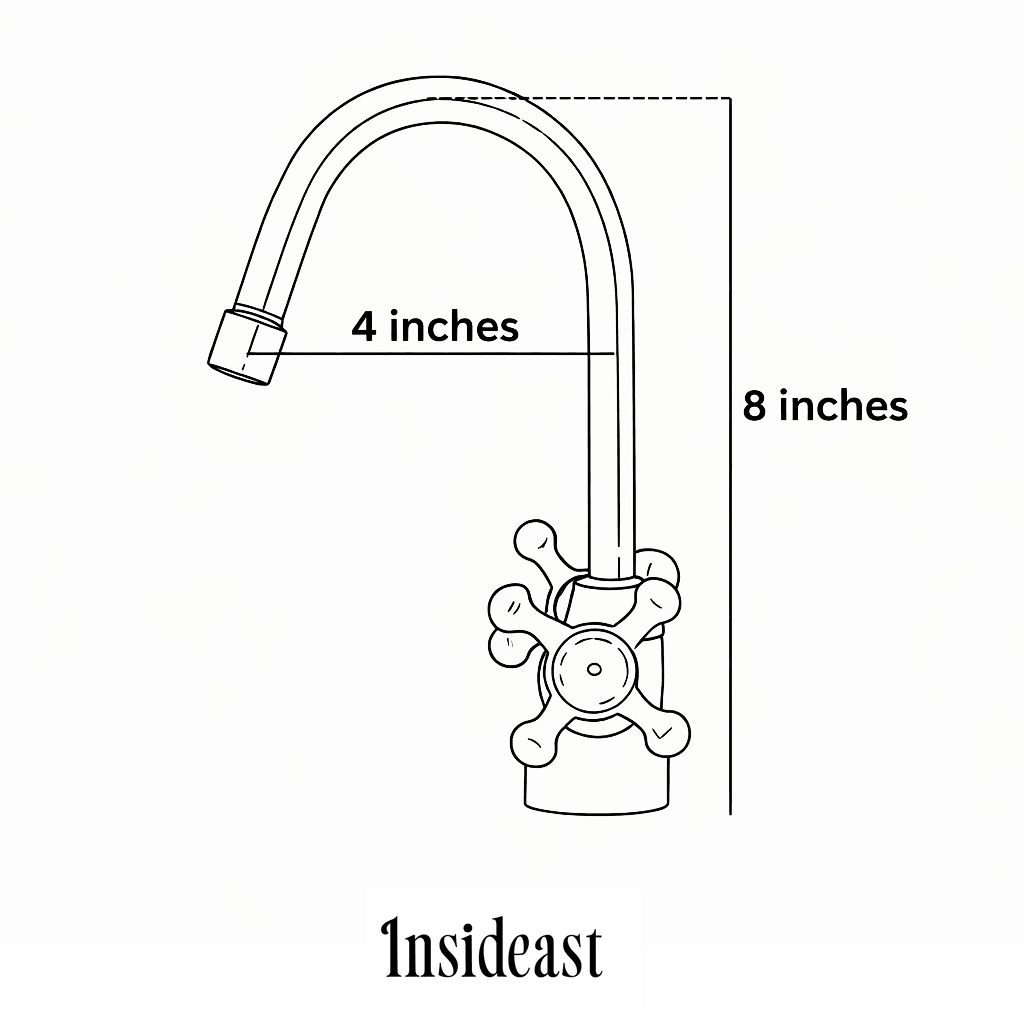 Unlacquered Brass Bathroom Bidet Faucet, Single Hole Bidet Tap, Deck - Mounted Bidet Mixer Tap, Cross Handle Bidet - Insideast