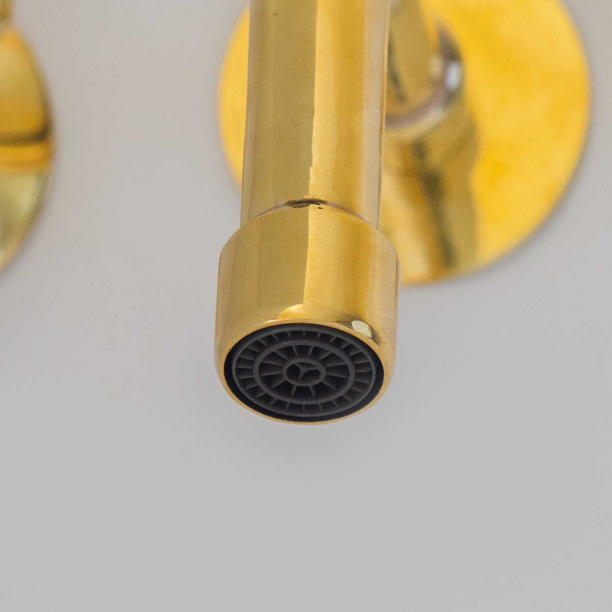 Unlacquered Brass Faucet, Wall Mount Bathroom Sink Faucet - Insideast