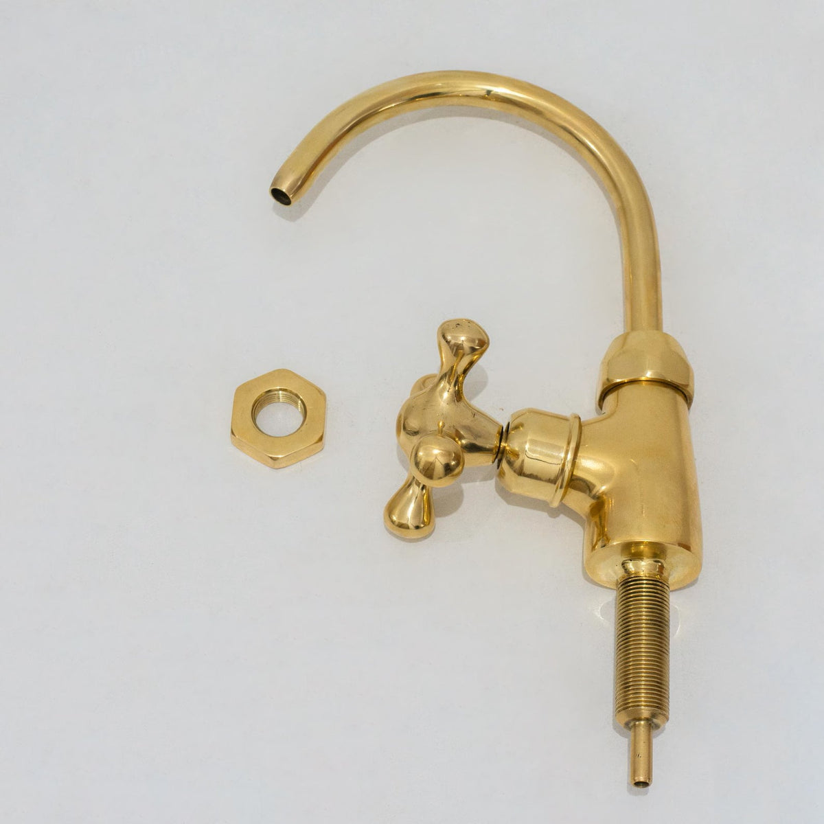 Unlacquered Brass Kitchen Water Dispenser, Cold Water Faucet, Water Filter Faucet, Small Sink Faucet - Insideast