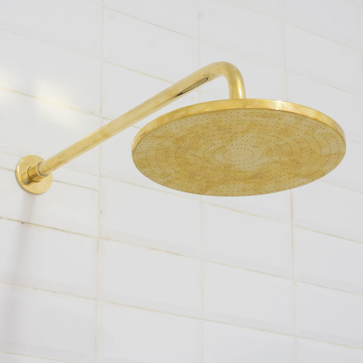 Unlacquered Brass Shower | Rain Shower Set | 3 Options - Insideast