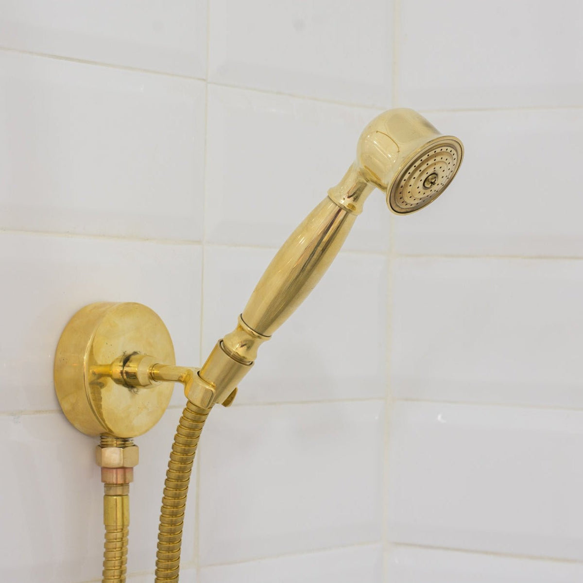Unlacquered Brass Shower | Rain Shower Set | 3 Options - Insideast