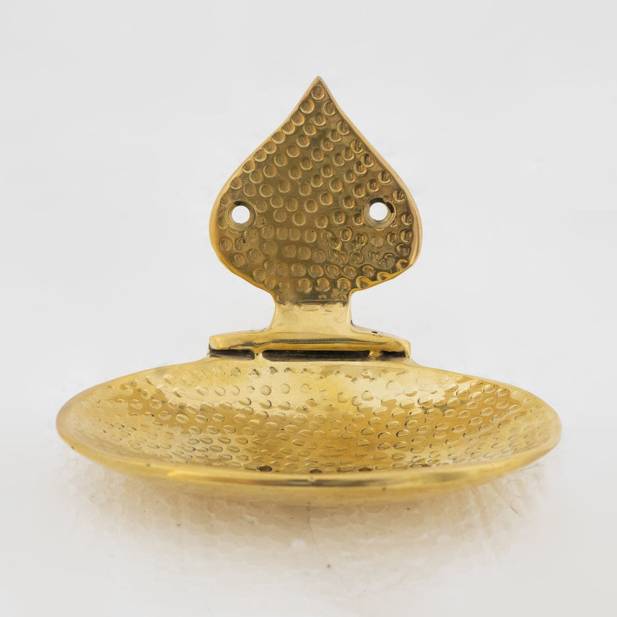 Unlacquered brass Soap Dish, Hammered Brass Soap Holder, Shower Soap Holder - Insideast