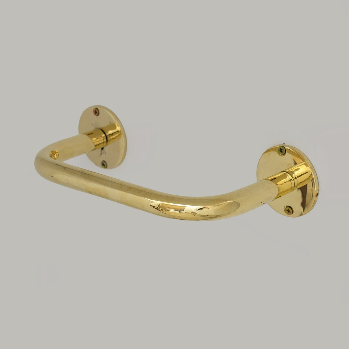 Unlacquered Brass Towel Holder, Bathroom Towel Bar, Wall Mount Towel Holder - Insideast