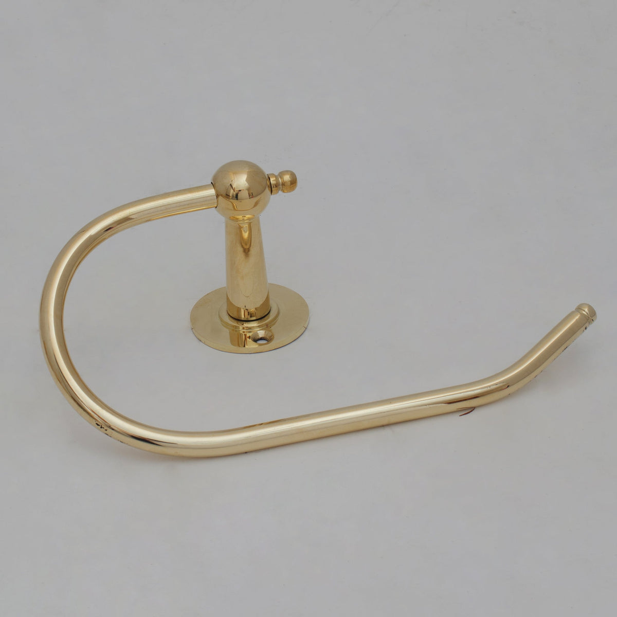 Unlacquered Brass Towel Holder, Towel Hanger, Wall Mount Towel Hook, Hand Engraved Finish - Insideast