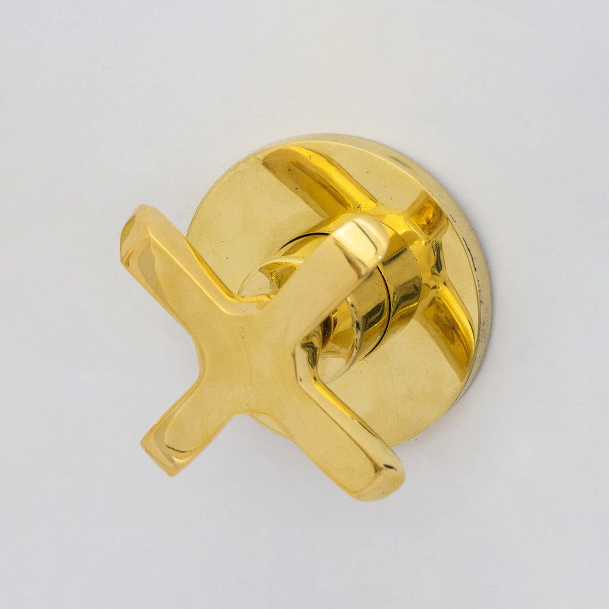 Unlacquered Brass Wall Mount Bathroom Faucet, Solid Brass Concealed Wall Faucet - Insideast