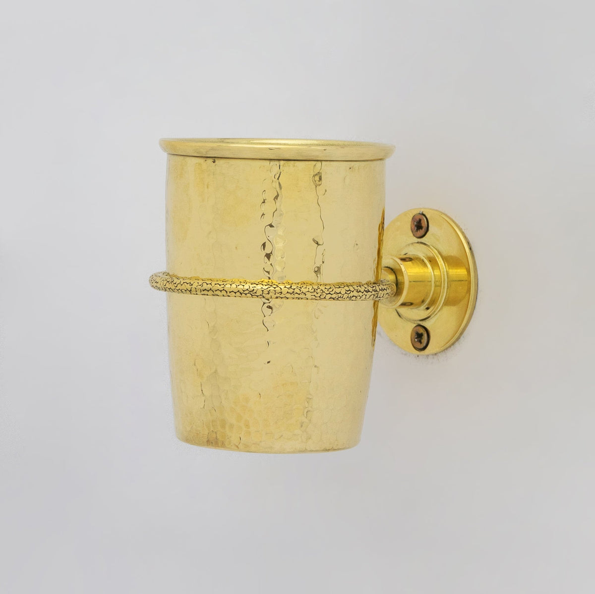 Unlacquered Brass Wall Mount Toothbrush Holder | Bathroom - Insideast