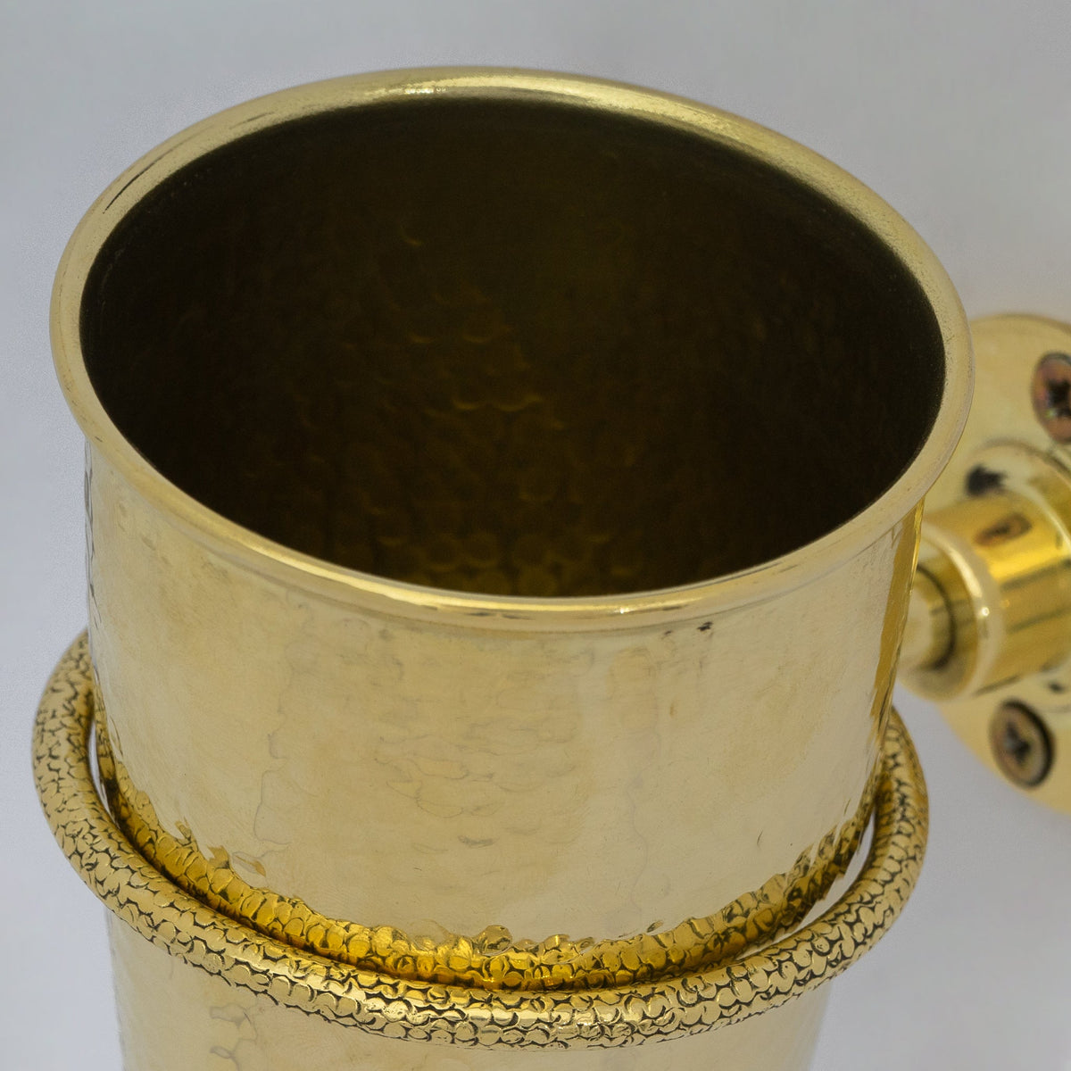 Unlacquered Brass Wall Mount Toothbrush Holder | Bathroom - Insideast
