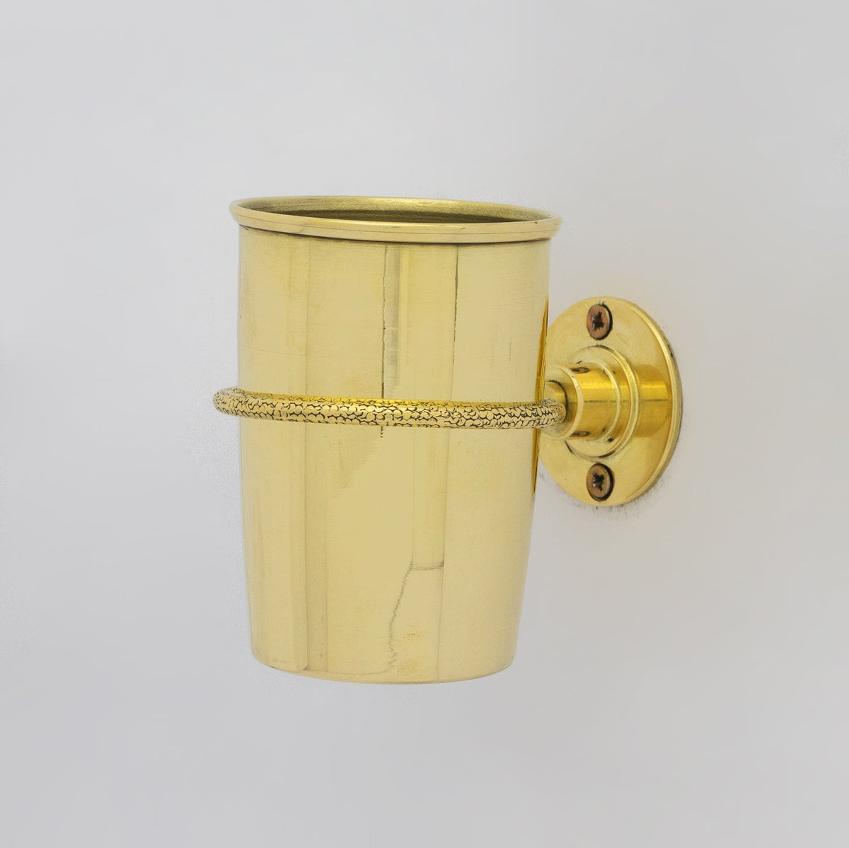 Unlacquered Brass Wall Mount Toothbrush Holder | Bathroom - Insideast