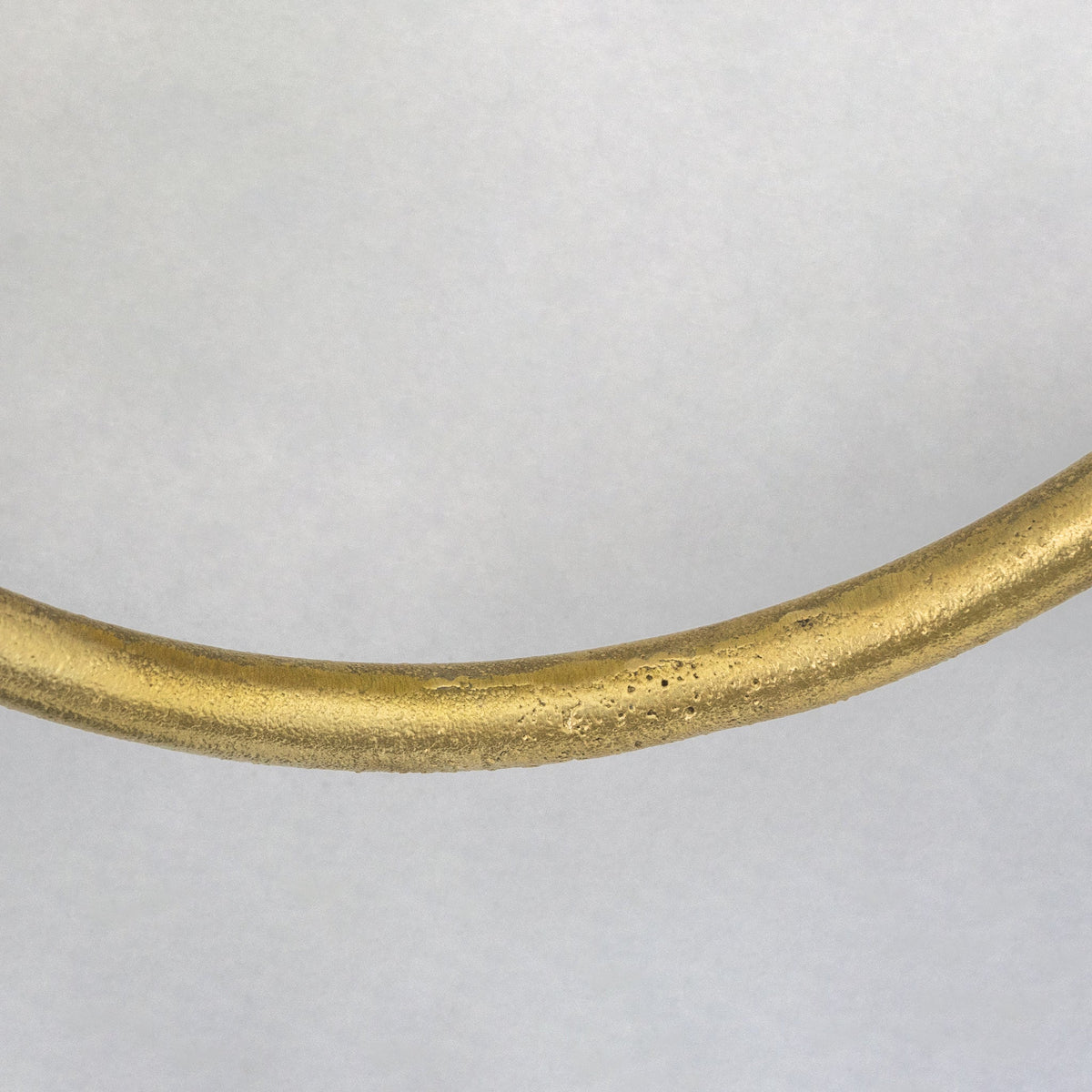 Unlacquered Brass Wall - Mounted Towel Ring Holder, Face Towel Hanger - Insideast