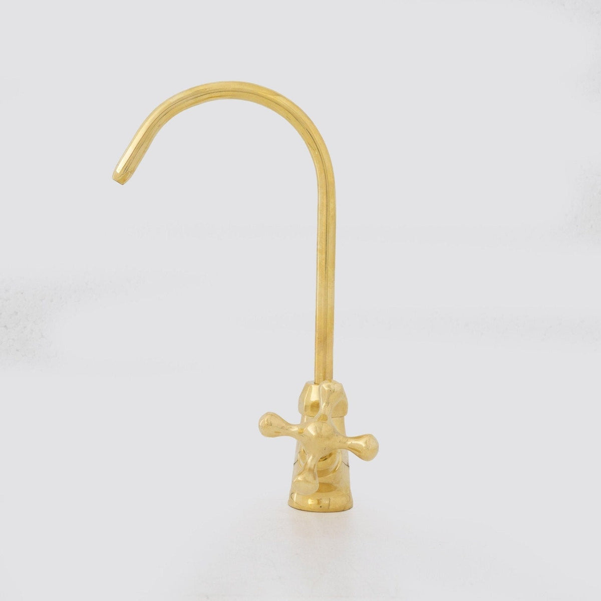 Unlacquered Brass Water Dispenser Kitchen Faucet | Single Hole Cold Water Tap - Insideast