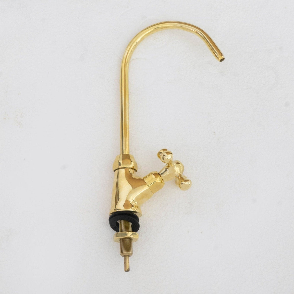 Unlacquered Brass Water Dispenser Kitchen Faucet | Single Hole Cold Water Tap - Insideast