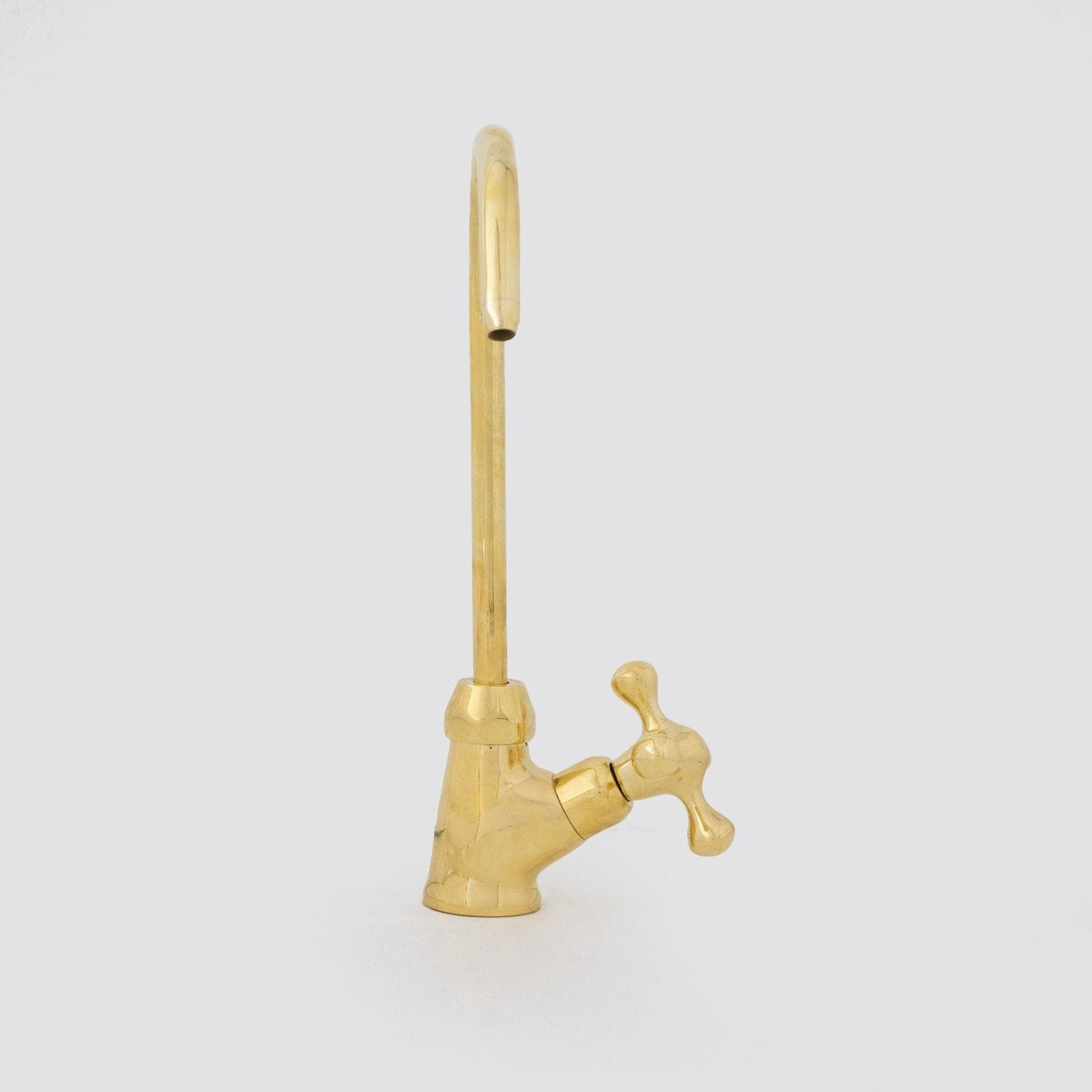Unlacquered Brass Water Dispenser Kitchen Faucet | Single Hole Cold Water Tap - Insideast