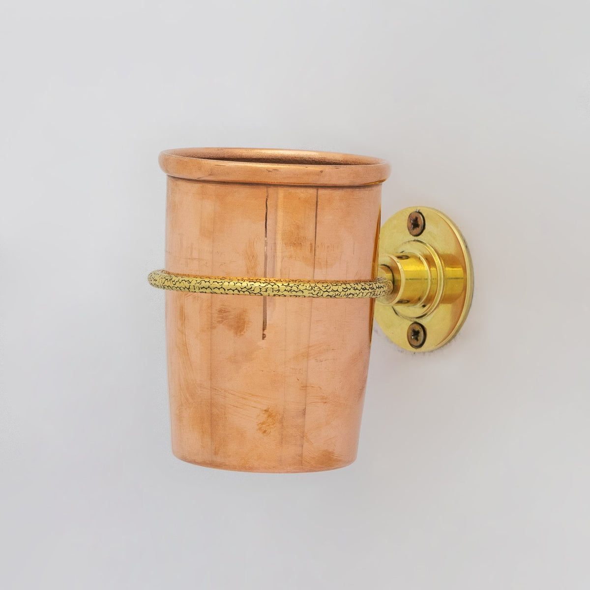 Unlacquered Copper Wall Mount Toothbrush Holder | Bathroom - Insideast