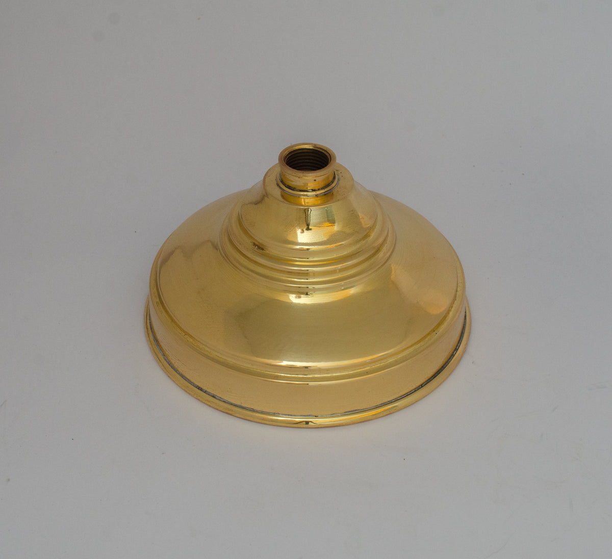 Unlacquered Solid Brass Rain Shower Head, Moroccan Handcrafted Vintage Showerhead, Works Outdoor - Insideast