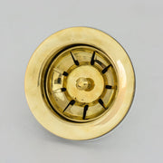 Unlacquered Solid Copper Kitchen Strainer Basket, Kitchen Sink Drain, Drain Stopper Plug, Basket Strainer - Insideast
