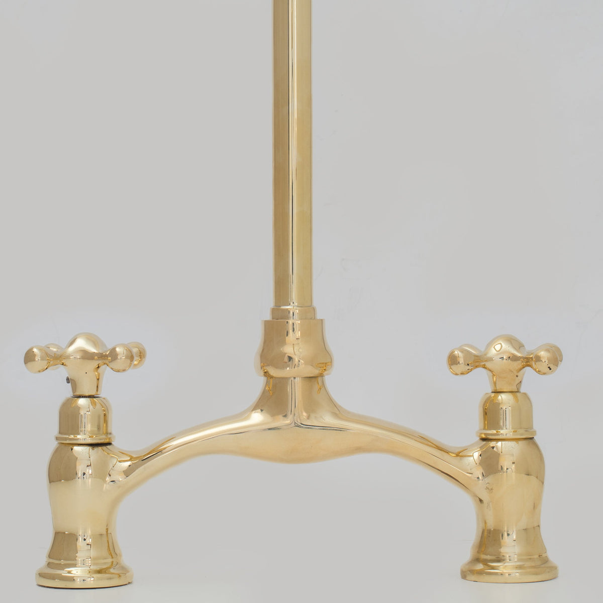 Verdeau - Unlacquered Bridge Kitchen Faucet - Insideast