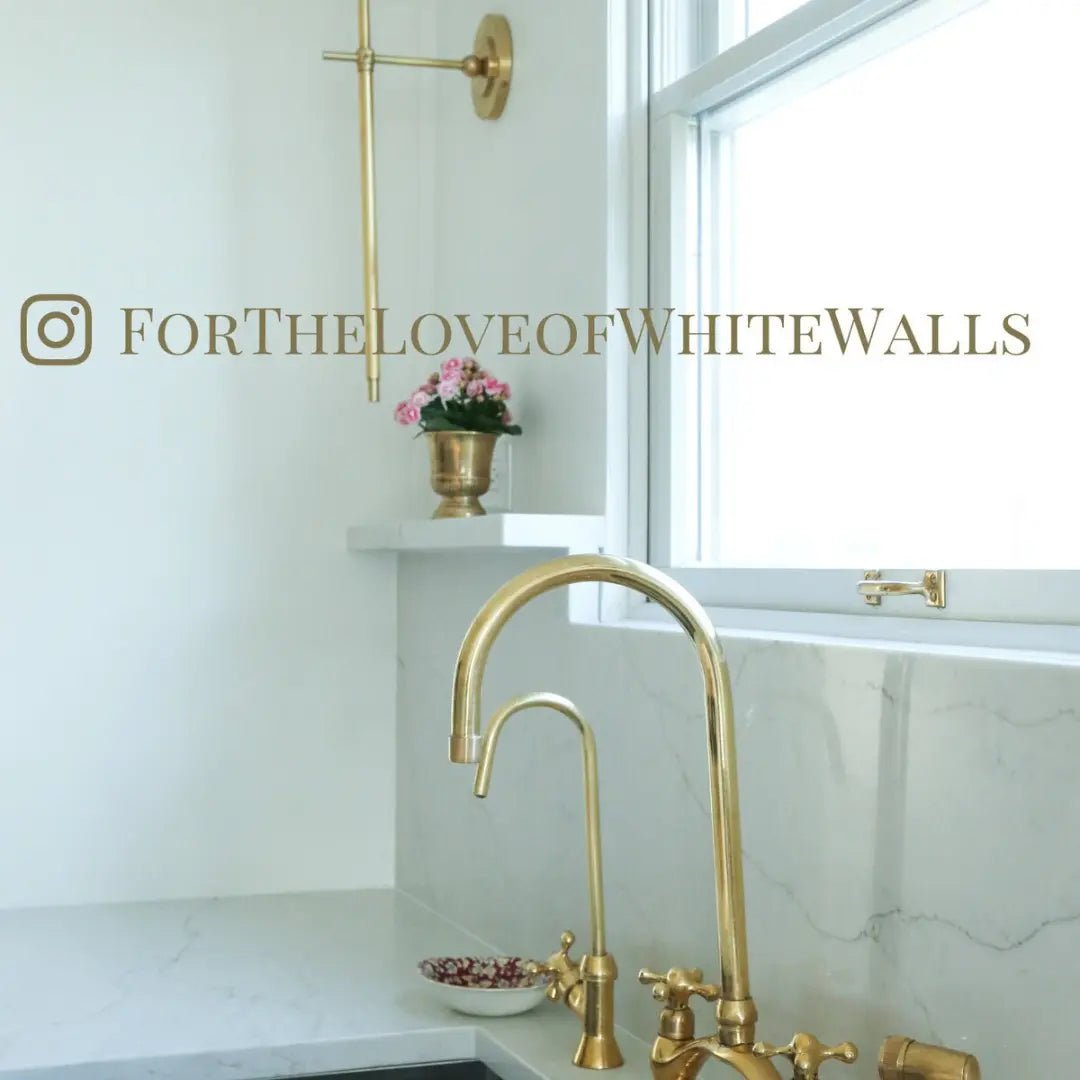 Verdeau - Unlacquered Bridge Kitchen Faucet - Insideast