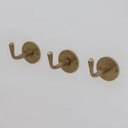 Vintage Hooks Set | Solid Brass Single Hook - Insideast
