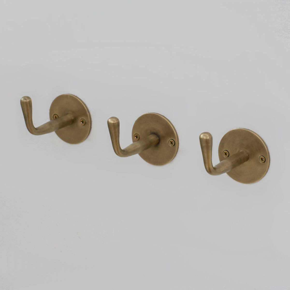 Vintage Hooks Set | Solid Brass Single Hook - Insideast