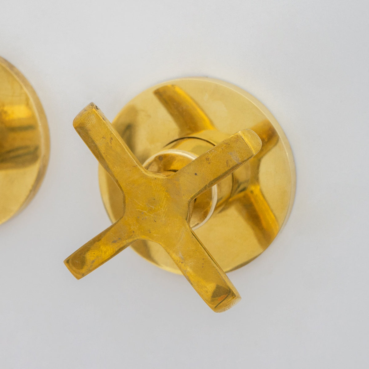 Wall Mount Cold Faucet, Unlacquered Brass Wall Mount Cold Water Tap - Insideast