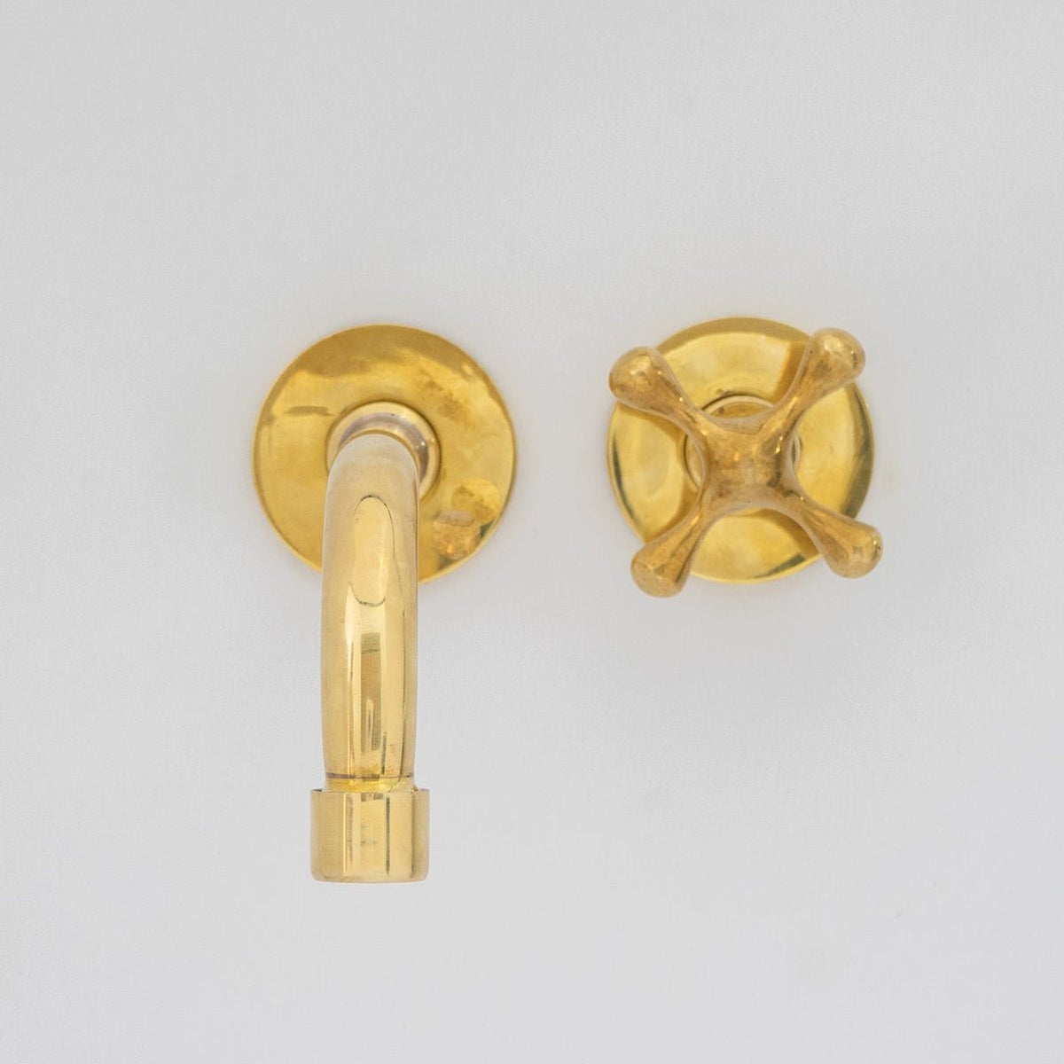 Wall Mount Cold Faucet, Unlacquered Brass Wall Mount Cold Water Tap - Insideast